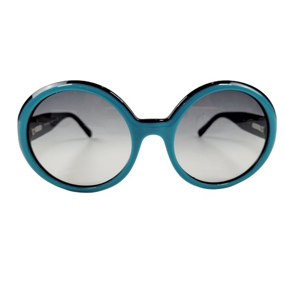 Chanel Blue and Black Frame Sunglasses - Picture 2 of 8